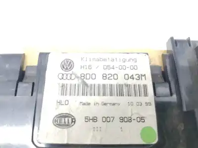 Pezzo di ricambio per auto di seconda mano controllo climatico per audi a4 berlina (b5) 1.8 riferimenti oem iam 8d0820043m  8d0820043m