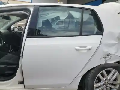 Peça sobressalente para automóvel em segunda mão porta do automóvel traseira esquerda por volkswagen golf vi (5k1) advance referências oem iam 