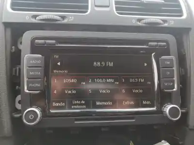 Peça sobressalente para automóvel em segunda mão sistema de áudio / rádio cd por volkswagen golf vi (5k1) advance referências oem iam 3c8035195