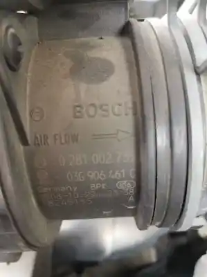 Peça sobressalente para automóvel em segunda mão medidor de massa de ar por volkswagen golf vi (5k1) advance referências oem iam 0281002735