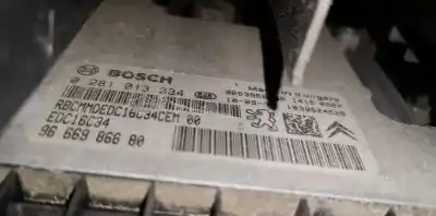 Peça sobressalente para automóvel em segunda mão centralina de motor uce por peugeot 5008 confort referências oem iam 0281013334