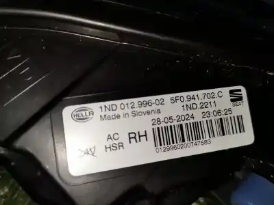 Second-hand car spare part right fog light for seat leon (kl1) fr oem iam references 5f0941702c  