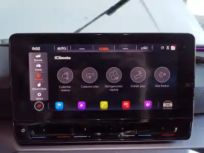 Second-hand car spare part multifunction display for seat leon (kl1) fr oem iam references 5fa919605  a2c16877811