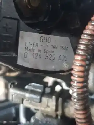 Gebrauchtes Autoersatzteil Lichtmaschine zum PEUGEOT 307 BREAK/SW (S2)  OEM-IAM-Referenzen 0124525035  