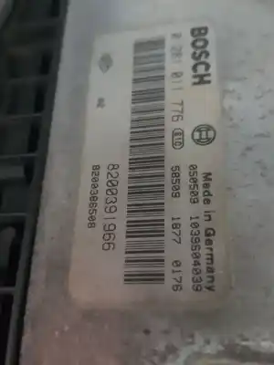 Pièce détachée automobile d'occasion calculateur moteur ecu pour renault scenic ii authentique références oem iam 8200391966