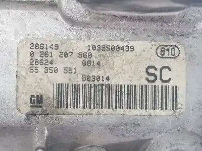 Автозапчасти б/у блок управления двигателем за opel corsa c club ссылки oem iam 55350551 0261207960 55350551