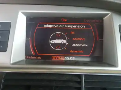 Second-hand car spare part multifunction display for audi a6 berlina (4f2) 2.8 fsi quattro oem iam references 8t0919603c  8t0919603c