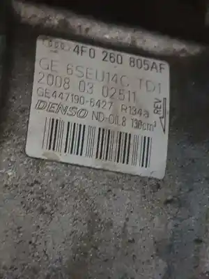 Pezzo di ricambio per auto di seconda mano  per AUDI A6 BERLINA (4F2)  Riferimenti OEM IAM 4F0260805AF  