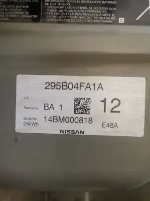 İkinci el araba yedek parçası AKÜ için NISSAN NV 200 (M20)  OEM IAM referansları 295B04FA1A  14BM000818