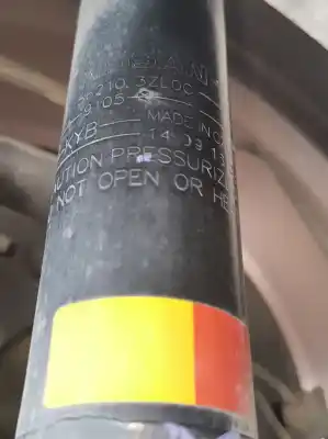 Second-hand car spare part rear left shock absorber for nissan pulsar (c13) acenta oem iam references 562103zl0c