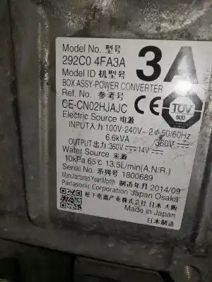 Peça sobressalente para automóvel em segunda mão inversor por nissan nv 200 (m20) e-nv200 combi basic referências oem iam 292c04fa3a