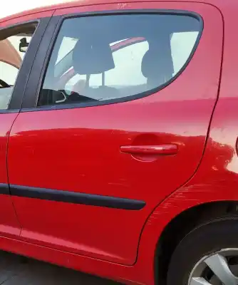 Second-hand car spare part rear left door for peugeot 207 confort oem iam references 