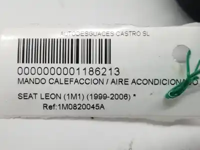 Peça sobressalente para automóvel em segunda mão comando de sofagem (chauffage / ar condicionado)  por seat leon (1m1) * referências oem iam 1m0820045a  1m0820045a