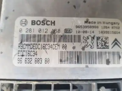 İkinci el araba yedek parçası Ecu Motor Kontrol Cihazi için CITROEN XSARA PICASSO 1.6 HDi 90 LX Plus OEM IAM referansları 9663268380  