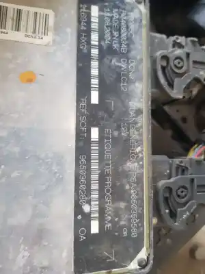 Peça sobressalente para automóvel em segunda mão  por PEUGEOT PARTNER (S2)  Referências OEM IAM 9650360280  