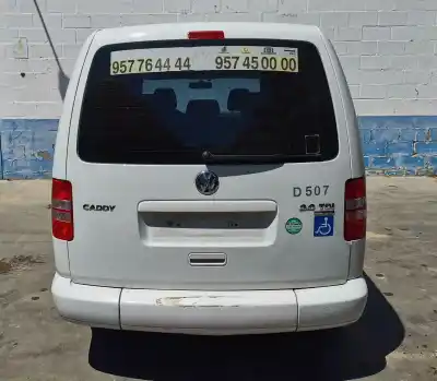 Gebrauchtes Autoersatzteil HINTERE STOSSSTANGE zum VOLKSWAGEN CADDY KA/KB (2C) Furgón BlueMotion OEM-IAM-Referenzen   