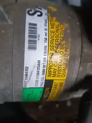 Peça sobressalente para automóvel em segunda mão Compressor De Ar Condicionado A/a A/c por OPEL ZAFIRA A Club Referências OEM IAM 24464152  