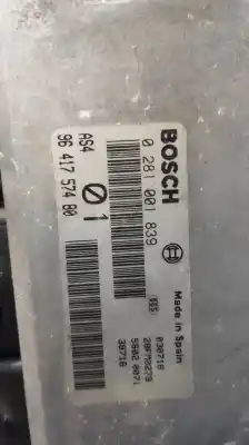 Peça sobressalente para automóvel em segunda mão Centralina De Motor Uce por CITROEN SAXO 1.5 D Furio Referências OEM IAM 9641757480  