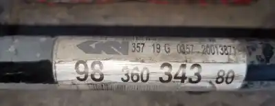 Second-hand car spare part front left transmission for opel corsa c edition oem iam references 9836034380