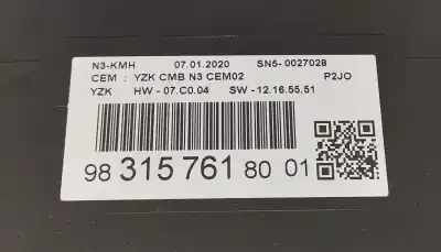 Автозапчастина б/у панель інструментів для opel corsa c edition посилання на oem iam 983157618001  