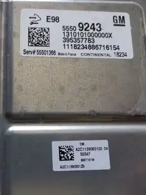 Tweedehands auto-onderdeel ecu motorcontroller voor opel astra k lim. 5türig selective oem iam-referenties 55509243