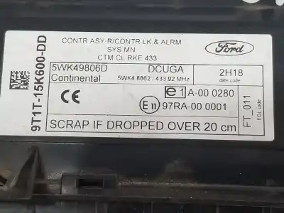 Pezzo di ricambio per auto di seconda mano modulo elettronico per ford transit connect (tc7) kasten city light (2009->) riferimenti oem iam 5wk49806d  9t1t15k600dd Pezzo di ricambio per auto di seconda mano modulo elettronico per ford transit connect (tc7) kasten city light (2009->) riferimenti oem iam 5wk49806d  9t1t15k600dd