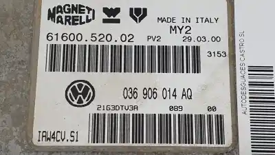Second-hand car spare part ecu engine control for seat leon (1m1) stella oem iam references 036906014aq  036906014aq