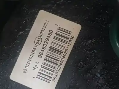 Second-hand car spare part  for CITROEN C3 PLURIEL  OEM IAM references 9649329480  