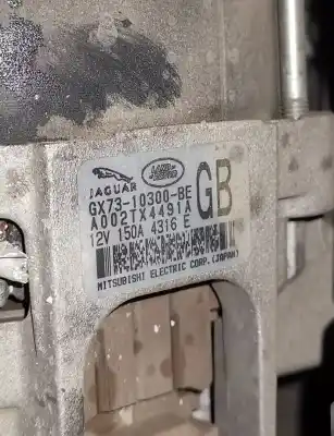 Pezzo di ricambio per auto di seconda mano alternatore per jaguar f-pace chequered flag awd riferimenti oem iam gx7310300be