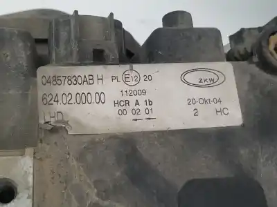 İkinci el araba yedek parçası sag far için chrysler voyager (rg) 2.5 crd cat oem iam referansları 04857830  04857830