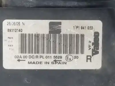 Second-hand car spare part right headlight for seat leon (1p1) comfort limited oem iam references   
