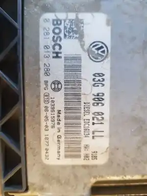 Автозапчастина б/у ебу контролер двигуна для SEAT LEON (1P1) Comfort Limited Посилання на OEM IAM 03G906021LL 0281013280 03G906021LL
