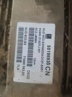 Автозапчасти б/у блок управления двигателем за OPEL CORSA D ´´111 Years´´ ссылки OEM IAM 55198930  