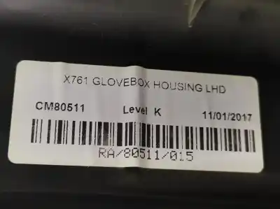 Pezzo di ricambio per auto di seconda mano scatola di guanti per jaguar f-pace chequered flag awd riferimenti oem iam cm80511  