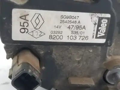 Автозапчастина б/у генератор для renault scenic (ja..) 1.6 16v dynamique (ja0b/11) посилання на oem iam 8200103726  8200103726
