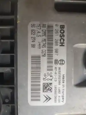 Автозапчасти б/у БЛОК УПРАВЛЕНИЯ ДВИГАТЕЛЕМ за CITROEN C2 by Loeb ссылки OEM IAM 9662227480  