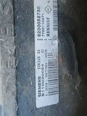 Second-hand car spare part ecu engine control for renault megane i fase 2 grandtour (ka..) 1.6 16v authentique oem iam references 8200055730