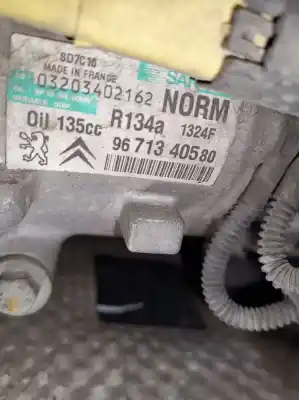 Second-hand car spare part air conditioning compressor for peugeot 508 business line oem iam references 9671340580
