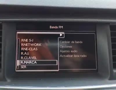 Second-hand car spare part gps navigation system for peugeot 508 business line oem iam references 9666280780  a2c53333331