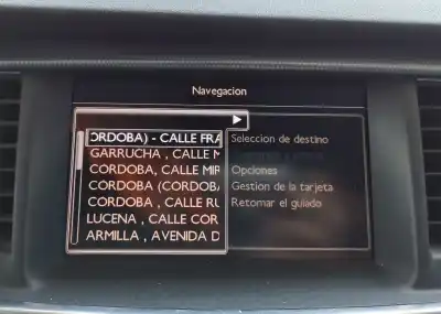 Second-hand car spare part gps navigation system for peugeot 508 business line oem iam references 9666280780  a2c53333331