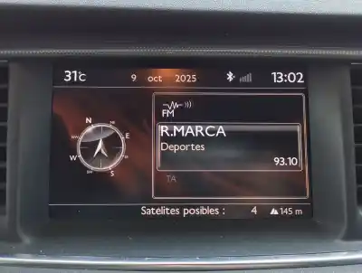 Second-hand car spare part gps navigation system for peugeot 508 business line oem iam references 9666280780  a2c53333331