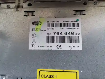 Second-hand car spare part audio system / radio cd for peugeot 508 business line oem iam references 9676464080