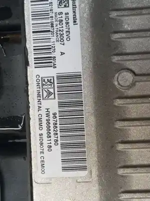 Second-hand car spare part ECU ENGINE CONTROL for PEUGEOT 508  OEM IAM references 9678628780  9678628780