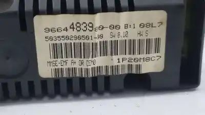 Second-hand car spare part multifunction display for peugeot 207 confort oem iam references 966483980  966483980