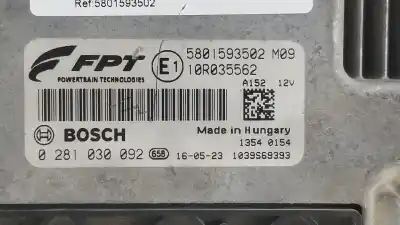 Second-hand car spare part ecu engine control for iveco daily furgón daily furgon oem iam references 5801593502 0281030092 5801593502 Second-hand car spare part ecu engine control for iveco daily furgón daily furgon oem iam references 5801593502 0281030092 5801593502