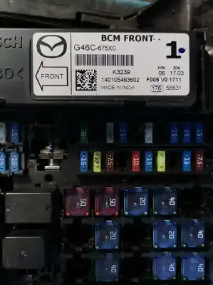 İkinci el araba yedek parçası röle/sigorta kutusu için mazda cx-5 center-line 2wd oem iam referansları g46c675x0   İkinci el araba yedek parçası röle/sigorta kutusu için mazda cx-5 center-line 2wd oem iam referansları g46c675x0