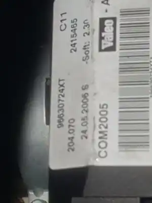 Pezzo di ricambio per auto di seconda mano Controllo Della Luce per PEUGEOT 207 Sport Riferimenti OEM IAM 96630724XT  