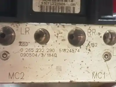 Second-hand car spare part abs for fiat 500 cabrio (150) bydiesel oem iam references 0265232290