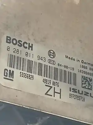 Second-hand car spare part ECU ENGINE CONTROL for OPEL ASTRA H BERLINA  OEM IAM references 55556829  