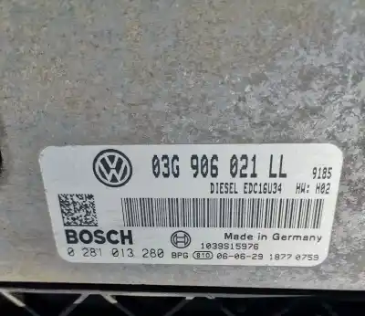 Pezzo di ricambio per auto di seconda mano centralina motore per seat leon (1p1) comfort limited riferimenti oem iam 0281013280